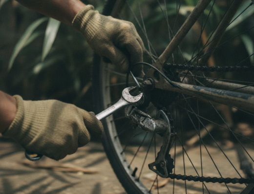 Wayan Bike Mobile Mechanic, Jl. Pantai Berawa, Bali — illustrative AI-generated image (Gemini)