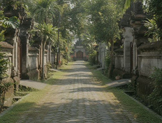 Made's Canggu Premium Villa Housekeeping, Canggu, Badung, Bali — illustrative AI-generated image (Gemini)