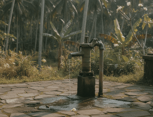 Pool Shop Surya Jaya Teknik swimming pool service and contracting in Gianyar, Bali — illustrative AI-generated image