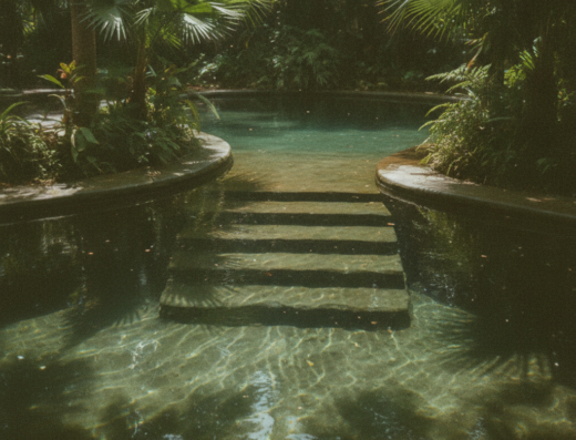 Jayatri Pool Gianyar swimming pool service and contracting in Gianyar, Bali — illustrative AI-generated image