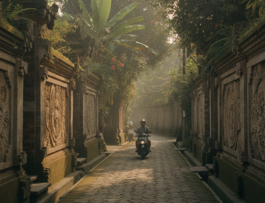 Chez Monique Silver Class, Ubud, Gianyar, Bali — illustrative AI-generated image (Gemini)