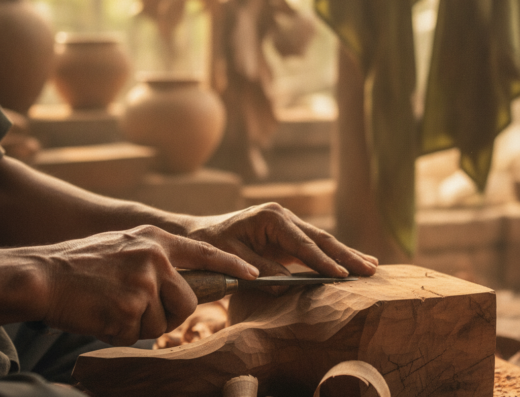 Tenganan Gringsing Weaver (family workshop)