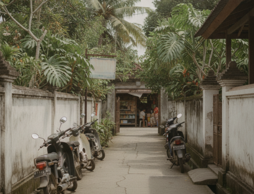 Warung Liku, Kesiman Kertalangu, Denpasar Timur, Denpasar, Bali — illustrative AI-generated image (Gemini)