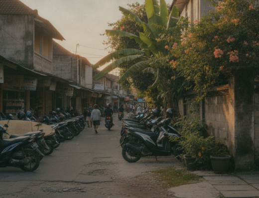 Warung Babi Guling Pak Malen, Seminyak, Kuta, Badung, Bali — illustrative AI-generated image (Gemini)