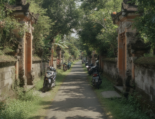 Nasi Ayam Kedewatan Ibu Mangku, Kedewatan, Ubud, Bali — illustrative AI-generated image (Gemini)