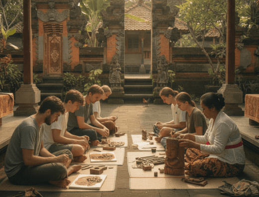 Oka Kartini Arts Centre, Ubud, Gianyar, Bali — illustrative AI-generated image (Gemini)
