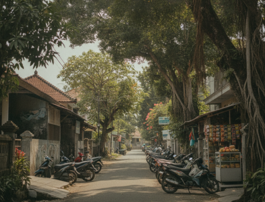 Warung Be Pasih, Renon, Denpasar, Bali — illustrative AI-generated image (Gemini)