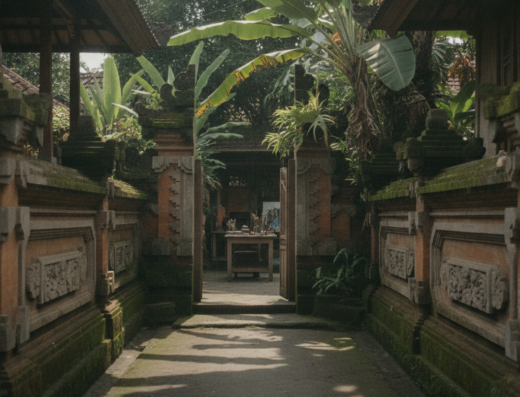 Batuan Traditional Painting School, Batuan, Sukawati, Bali — illustrative AI-generated image (Gemini)