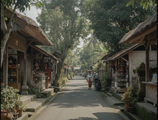 KOU Cuisine, Ubud, Gianyar, Bali — illustrative AI-generated image (Gemini)
