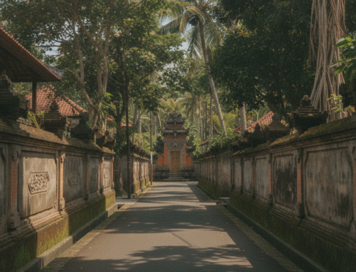 Warung Mak Beng, Sanur, Bali — illustrative AI-generated image (Gemini)