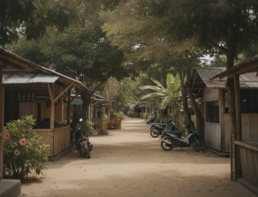 Warung Men Weti, Sanur Kaja, Denpasar Selatan, Denpasar, Bali — illustrative AI-generated image (Gemini)