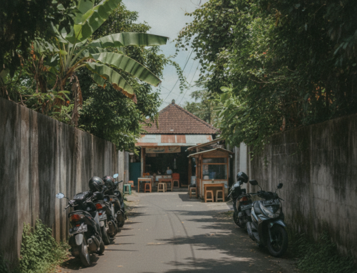 Putu's Balinese & Indonesian Language Center Sanur, Sanur, Denpasar, Bali — illustrative AI-generated image (Gemini)