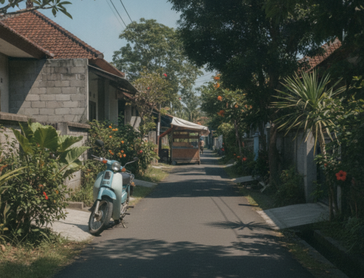 Ketut's Sanur Plumbing & Leak Detection, Sanur, Denpasar, Bali — illustrative AI-generated image (Gemini)