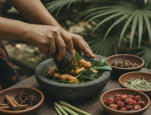 Ketut's Ubud Ayurvedic Massage & Traditional Herbology, Ubud, Gianyar, Bali — illustrative AI-generated image (Gemini)