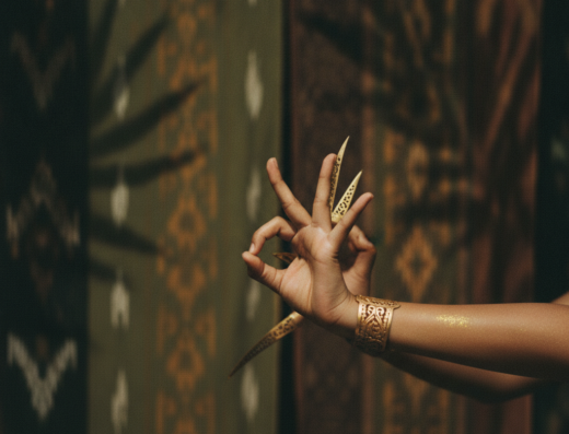 Ketut Traditional Legong Dance School, Jl. Hanoman, Bali — illustrative AI-generated image (Gemini)
