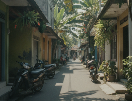 Made Sari Custom Tailoring & Alterations, Jl. Uluwatu II, Bali — illustrative AI-generated image (Gemini)